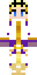 a young king in an ermine-trimmed purple cloak and gold crown