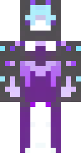 an end-realm sorcerer in obsidian robes with violet particles