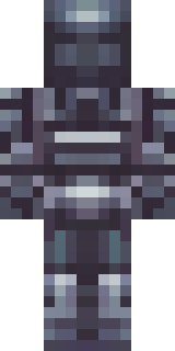 a shadowy vigilante in dark armored plating with a cape