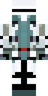 a mecha pilot in a white flight suit with a segmented helmet