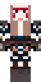 a shieldmaiden in leather armor with war paint