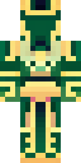 a jade samurai in green and gold ceremonial armor