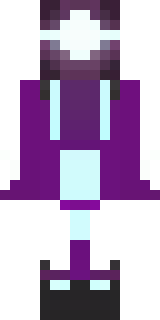 an arcane sorcerer in purple robes with glowing runes
