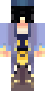 a ghostly pirate with pale skin and a tattered blue coat