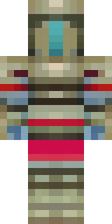 a gladiator in bronze arm guards and a red-plumed helmet