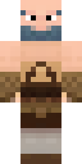 a viking warrior in fur and iron with a braided beard