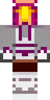 a nether hunter in crimson hide with glowing gold trim