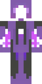 an end-realm sorcerer in obsidian robes with violet particles