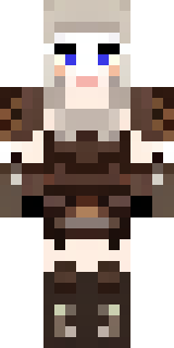 a shieldmaiden in leather armor with war paint