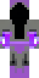 an end-realm sorcerer in obsidian robes with violet particles