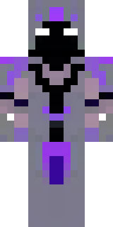 an end-realm sorcerer in obsidian robes with violet particles