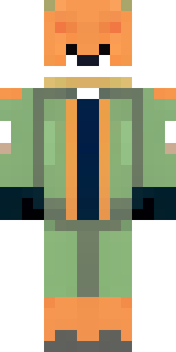 an anthropomorphic fox in a green explorer jacket
