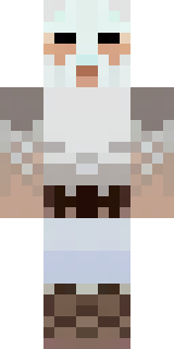 a frost viking in white furs and a horned helm