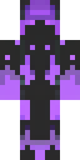 an end-realm sorcerer in obsidian robes with violet particles