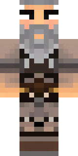 a viking warrior in fur and iron with a braided beard