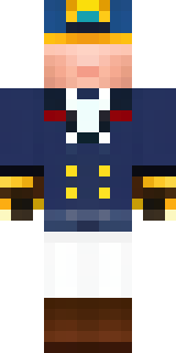 an airship captain in a navy coat with copper gadgets