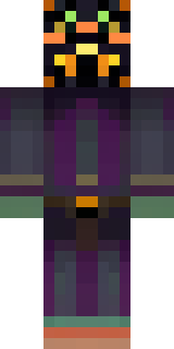 a Halloween pumpkin-headed figure in a dark cloak