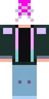 a cyberpunk mercenary in a black jacket with neon-pink circuitry
