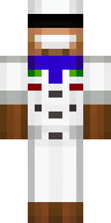 a cheerful chef in a white coat and tall hat with a wooden spoon