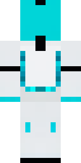 a sleek white service robot with a single cyan sensor