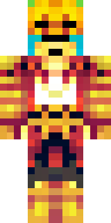 a golden pirate with an eyepatch and a parrot on the shoulder