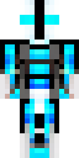 a chrome android with glowing blue eyes and exposed joints