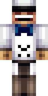 a cheerful chef in a white coat and tall hat with a wooden spoon