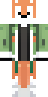 an anthropomorphic fox in a green explorer jacket