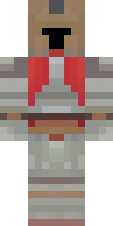 a gladiator in bronze arm guards and a red-plumed helmet