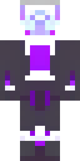 an end-realm sorcerer in obsidian robes with violet particles