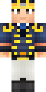 an airship captain in a navy coat with copper gadgets