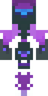 an end-realm sorcerer in obsidian robes with violet particles