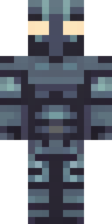 a shadowy vigilante in dark armored plating with a cape