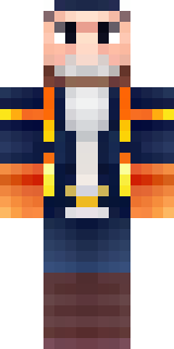 an airship captain in a navy coat with copper gadgets