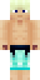 a summer surfer in board shorts with sun-bleached hair
