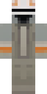 a battle-worn pilot in orange plating with scorch marks