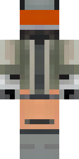 a battle-worn pilot in orange plating with scorch marks