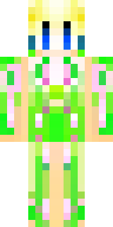 a spring fairy in a petal dress with translucent wings