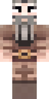a viking warrior in fur and iron with a braided beard