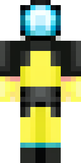 a modern scuba diver in a black wetsuit with a yellow tank