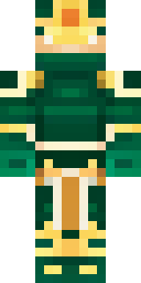 a jade samurai in green and gold ceremonial armor
