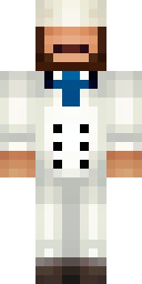a cheerful chef in a white coat and tall hat with a wooden spoon