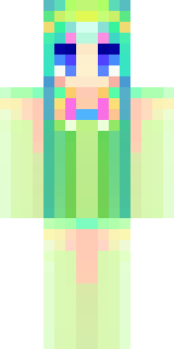 a spring fairy in a petal dress with translucent wings
