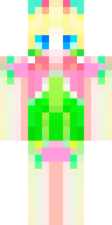 a spring fairy in a petal dress with translucent wings