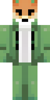 an anthropomorphic fox in a green explorer jacket