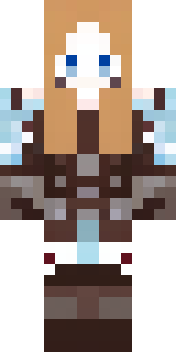 a shieldmaiden in leather armor with war paint
