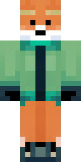 an anthropomorphic fox in a green explorer jacket