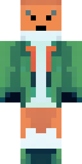 an anthropomorphic fox in a green explorer jacket