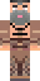 a viking warrior in fur and iron with a braided beard