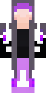 an end-realm sorcerer in obsidian robes with violet particles